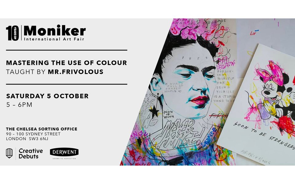 “Mastering the use of colour- working with coloured pencils to shade different tones. Taught by Mr.Frivolous” - Moniker Art Fair Workshop