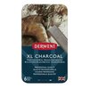 Derwent XL Charcoal 6 Boîte en fer