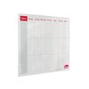 Sasco Semi Transparent Acrylic Mini Whiteboard Weekly Planner Desktop 450x450mm