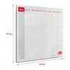 Sasco Semi Transparent Acrylic Mini Whiteboard Weekly Planner Desktop 450x450mm