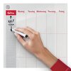 Sasco Semi Transparent Acrylic Mini Whiteboard Weekly Planner Mounted 450x450mm