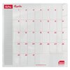 Sasco Semi Transparent Acrylic Mini Whiteboard Monthly Planner Desktop 450x450mm