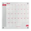 Sasco Semi Transparent Acrylic Mini Whiteboard Monthly Planner Mounted 450x450mm