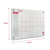Sasco Semi Transparent Acrylic Mini Whiteboard Monthly Planner Mounted 600x450mm
