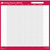 Sasco 2023/24 Fiscal Holiday Year Wall Planner with wet wipe pen & sticker pack, Double Sided Poster