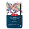 Derwent Chromaqua Watercolour Pencils 24Tin