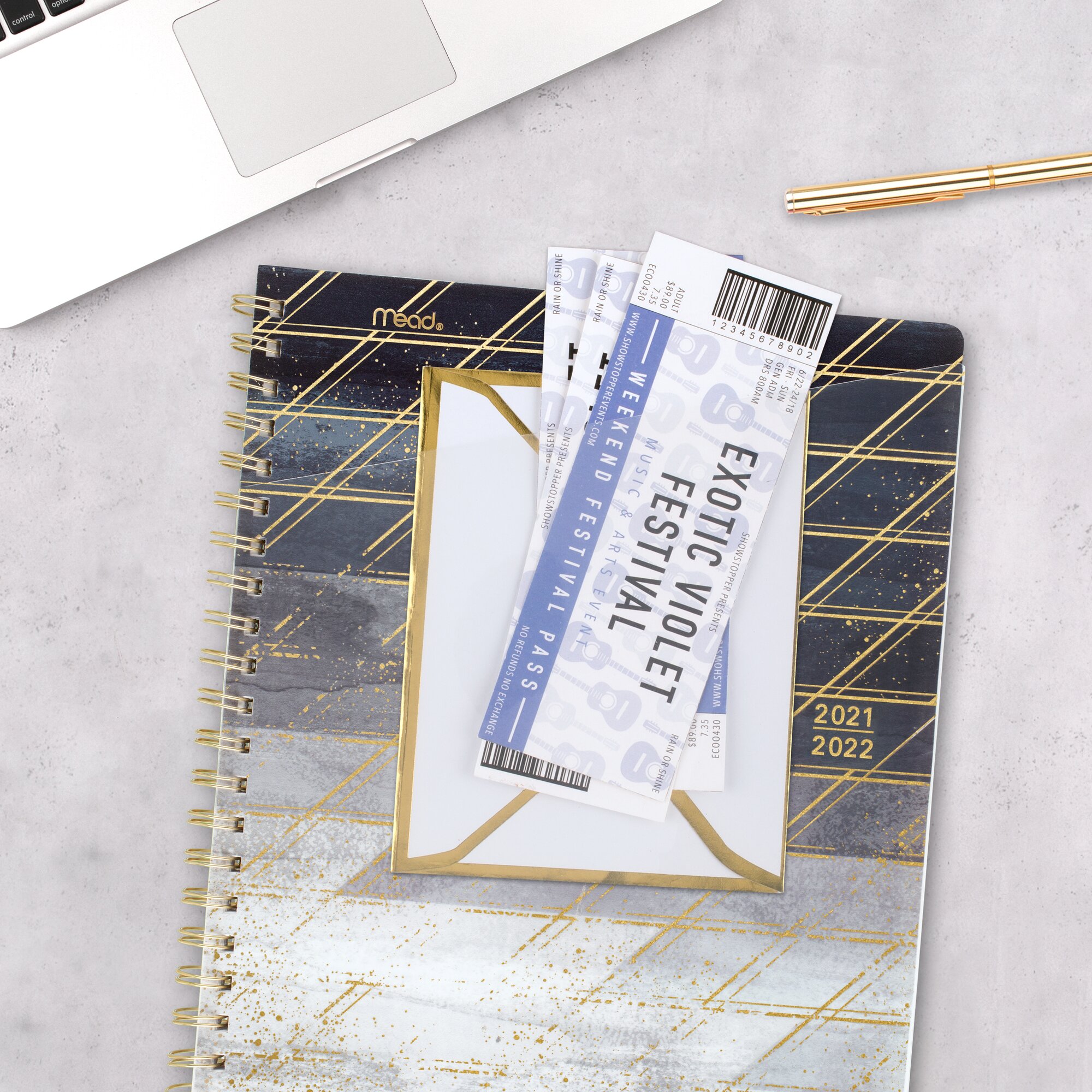 MEAD MODERN CHIC Lines Academic 20212022 Weekly Monthly Student