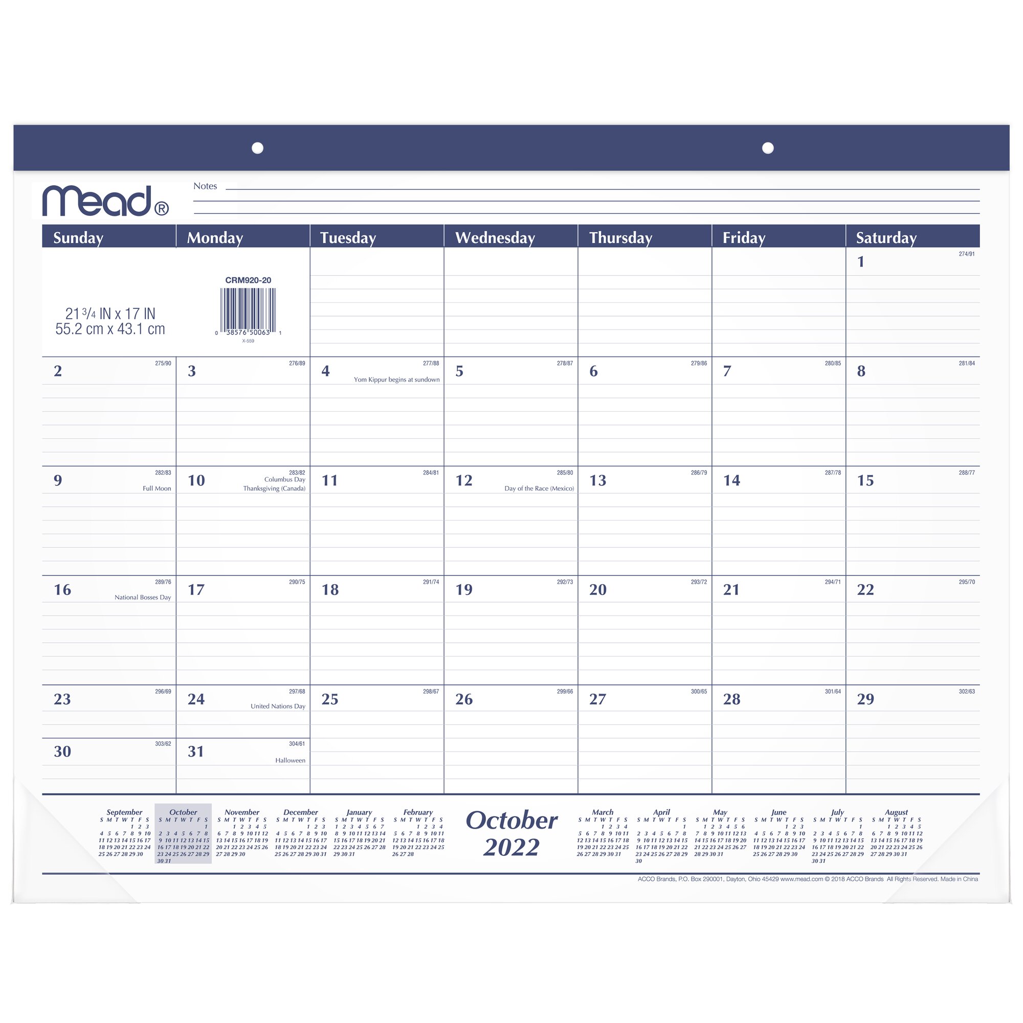Mead Desk Calendar Printable Word Searches