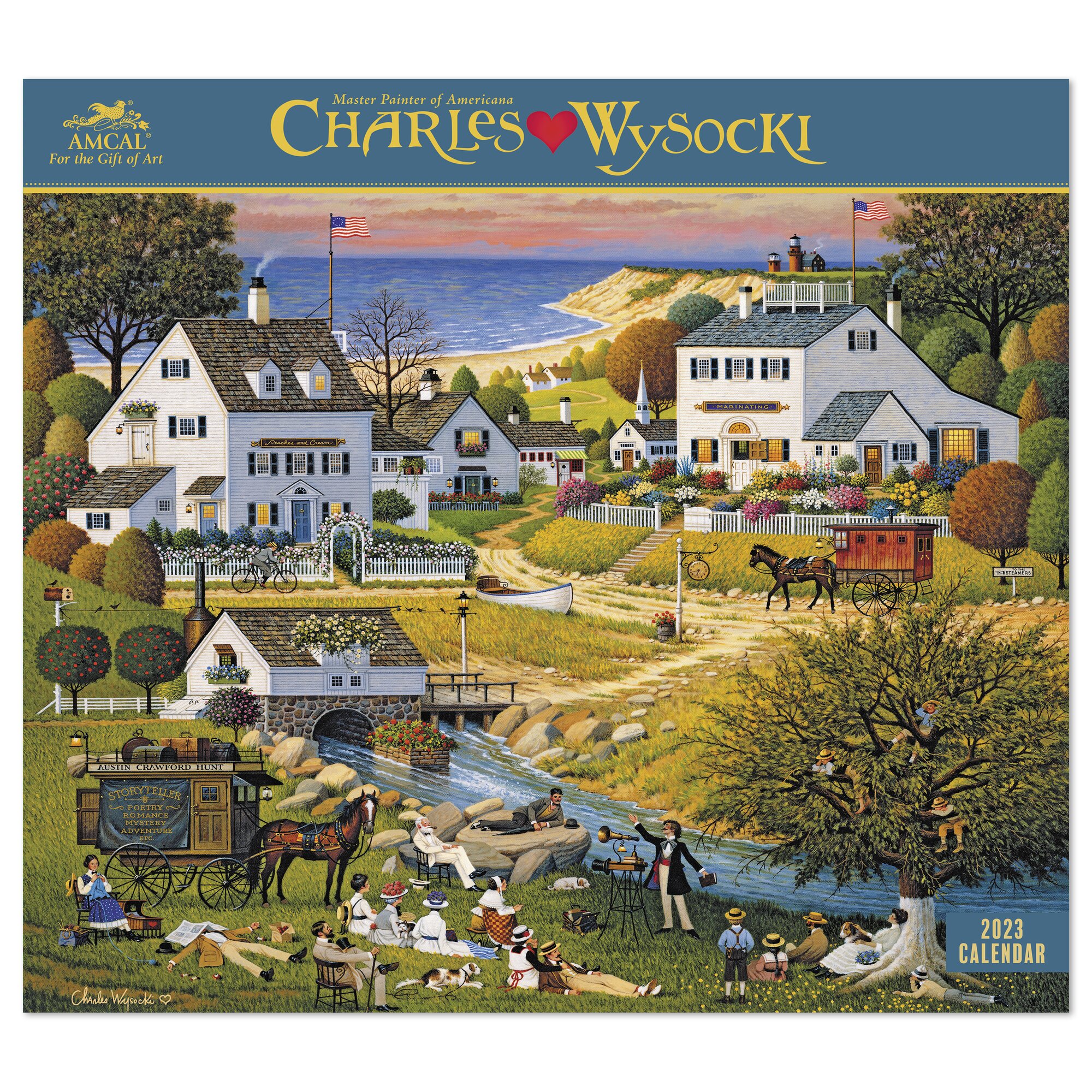 CHARLES WYSOCKI 2023 Monthly Wall Calendar 13 12 x 12 Wall Calendars