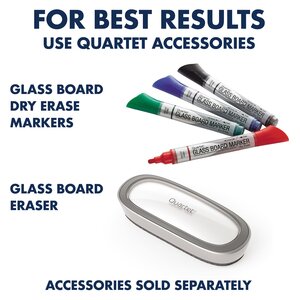 Quartet® Glass Dry-Erase Desktop Computer Pads | Desktop Glass | Quartet