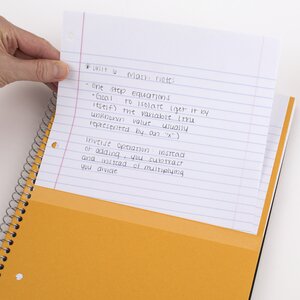 Five Star Wirebound Notebook, 1 Subject, Wide Ruled, 8