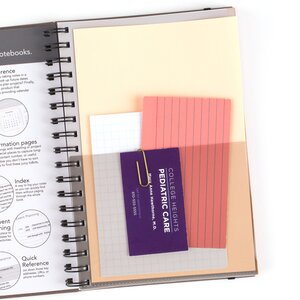 AT-A-GLANCE Plan. Write. Remember. Undated Planning Notebook with Reference  Calendars, Gray, Small, 5 1/2