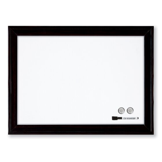 Quartet Magnetic Whiteboard Dry Erase Board 8-1/2" x 11" White Board for Wall 