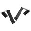 Quartet Matrix Cubicle Partition Hangers, Fits 1.5" – 2.5" Cube Walls, Black thumbnail images 1 of 2