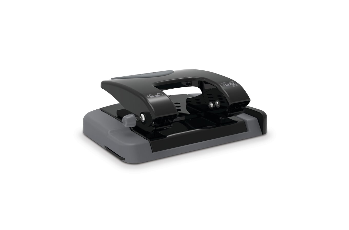 0.2 Single Hole Punch Handheld Hole Puncher with Soft Grip Square