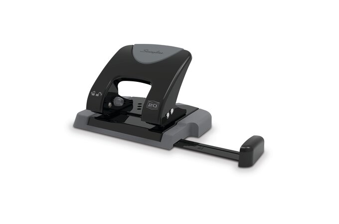 Enterprise Technology Solutions Adjustable Two-Hole Punch, 1/4 Holes