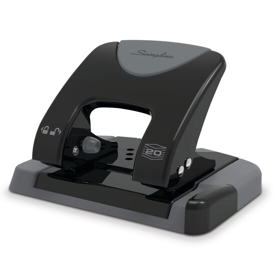 20 Sheet Capacity A7074135 Reduced Effort Swingline SmartTouch 2-Hole Punch