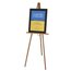 Quartet Lightweight Wood Display Easel, 64", Tripod Base thumbnail images 2 of 3