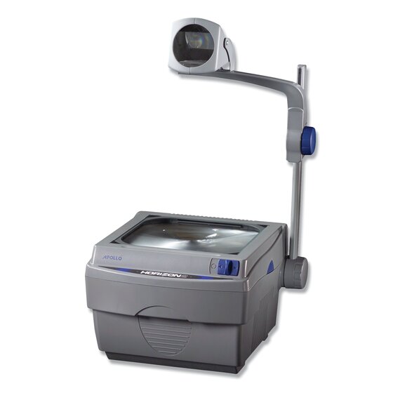 Apollo 16002 Overhead Projector, 2000 Lumen Output, 10" x 10", Closed