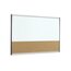 Quartet Arc Cubicle Combination Board, 30" x 18", Magnetic Whiteboard/Cork Surface, Aluminum Frame thumbnail images 2 of 3