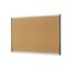 Arc Cubicle Bulletin Board, 30" x 18", Colored Cork, Aluminum Frame thumbnail images 2 of 4