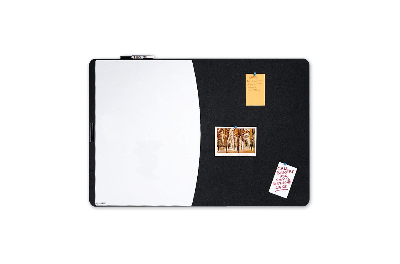 Quartet Designer Tack & Write Cubicle Combination Board, 35