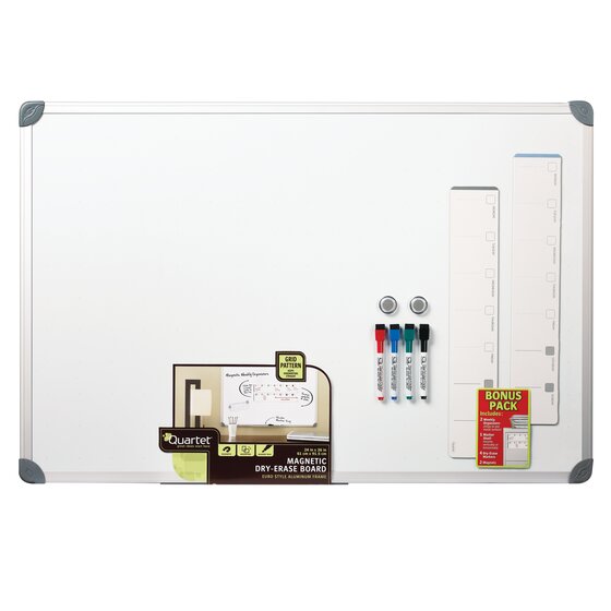 Whiteboard Silver Aluminium Frame 36 X 24 Inches Magnetic Dry Erase Board 