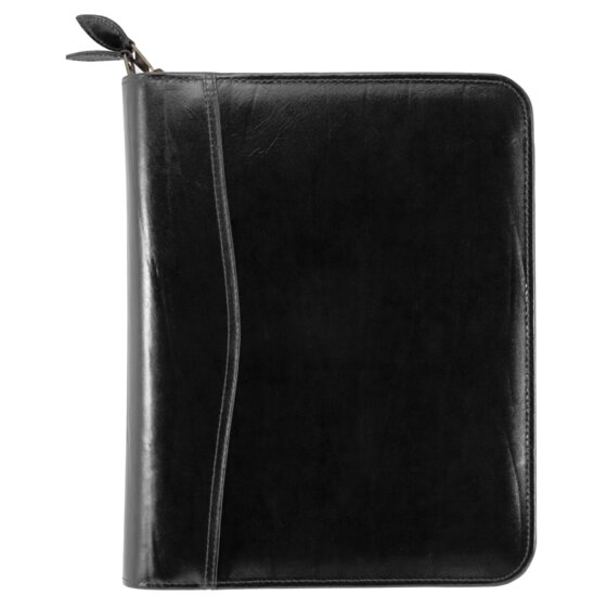 Classic Leather Zipper Binder Agenda Planner