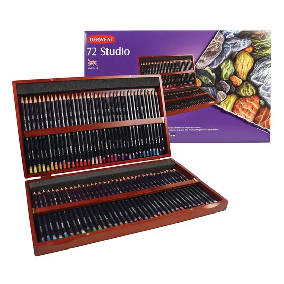 Crayons Studio Coffret en bois de 72