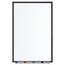 Quartet® Classic Nano-Clean™ Magnetic Dry-Erase Board, 60" x 36" (5' x 3'), Black Aluminum Frame thumbnail images 1 of 5