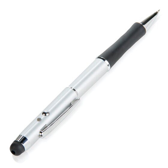 Quartet 3in1 Laser Pointer with Stylus and Pen, Class 2 Laser