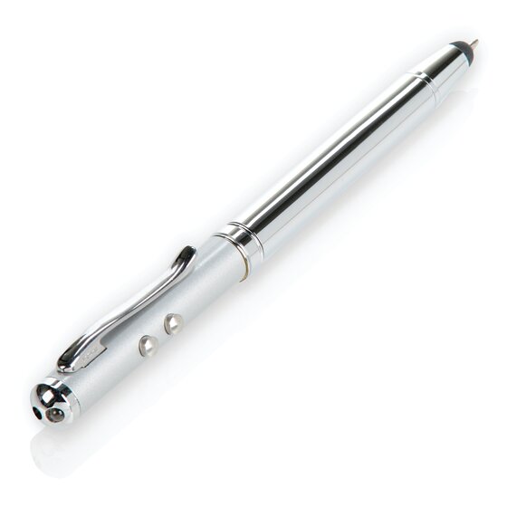 Cute 4-in-1Laser Ballpoint Pen Pointer Light Beam Lazer For Capacitive Touch GI8 
