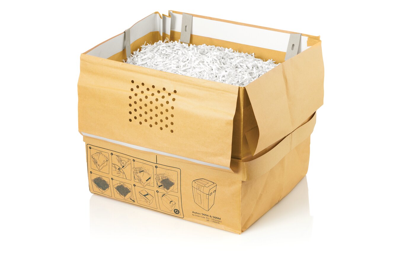 Swingline 21 Gallon Recyclable Paper Shredder Bags For Stack And Shred 500x 500m 600x 600m Auto Feed Shredders 5 Pack