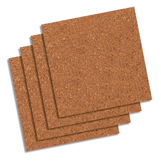 Classic Mules Premium Cork Tiles 12x12 - 1/2 Thick Cork Board - Bulletin  Board - Mini Wall - Ultra Strong Self Adhesive Backing - 4 Pack
