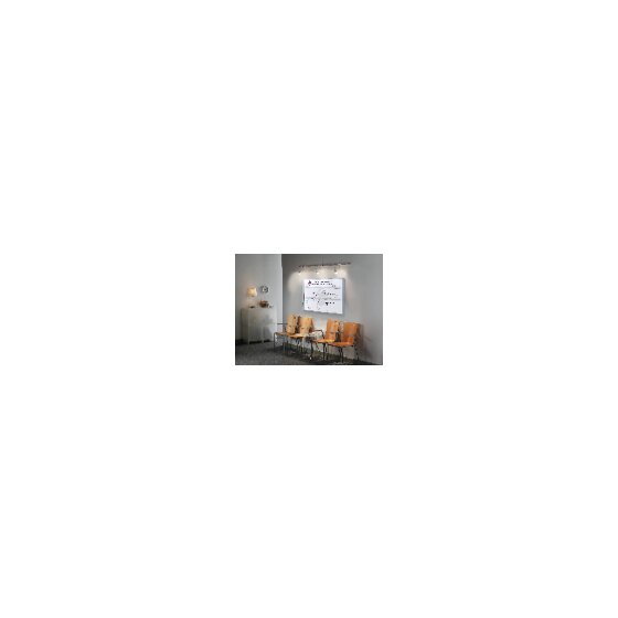 Quartet InView Custom Whiteboard, Total Erase, 47 1/2" x 35", Graphite