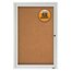 Quartet Enclosed Cork Bulletin Board for Outdoor Use, 2' x 3', 1 Door, Aluminum Frame thumbnail images 1 of 2
