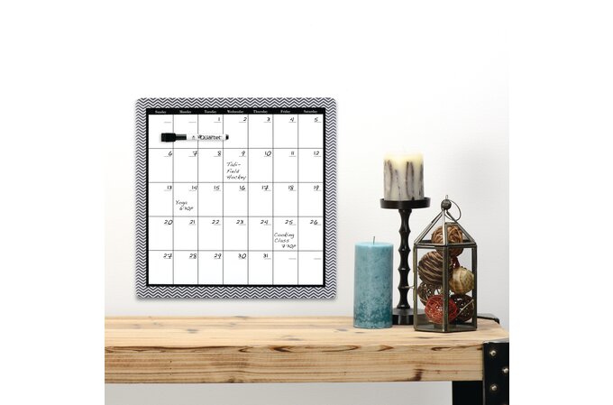 Acrylic Clear Calendar for Wall - 24 x 12 Weekly Wall Calendar, Dry