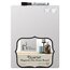 Quartet Home Organization Magnetic Dry-Erase Board, 8 1/2" x 11", Silver Surface, Frameless thumbnail images 3 of 4