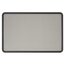 Contour Fabric Bulletin Board, 4' x 3', Black Frame, Gray Fabric thumbnail images 1 of 5