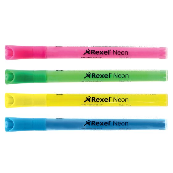 Neon Dry-Erase Markers Assorted (4)