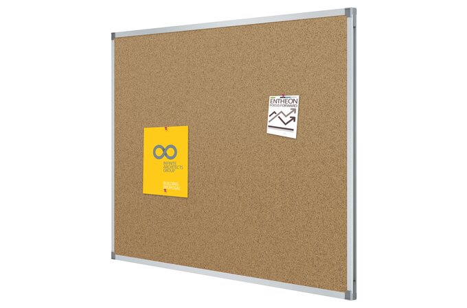 Quartet Basic Cork Bulletin Boards, Aluminum Frame | Cork Boards | Quartet