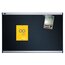 Prestige Embossed Foam Bulletin Board, 4' x 3', Aluminum Frame thumbnail images 1 of 4