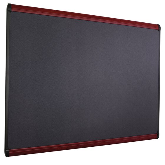 Quartet® Prestige Plus® Magnetic Fabric Bulletin Boards, Mahogany Finish  Frame