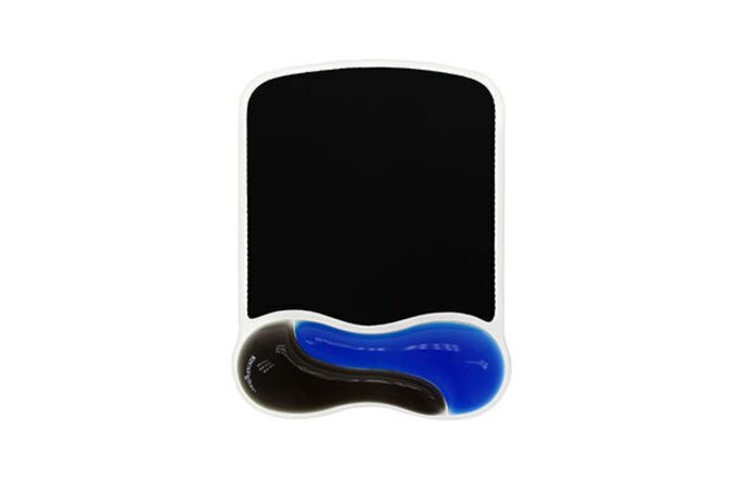 Q-CONNECT tapis souris gel avec repose-poignet, bleu bij VindiQ Office