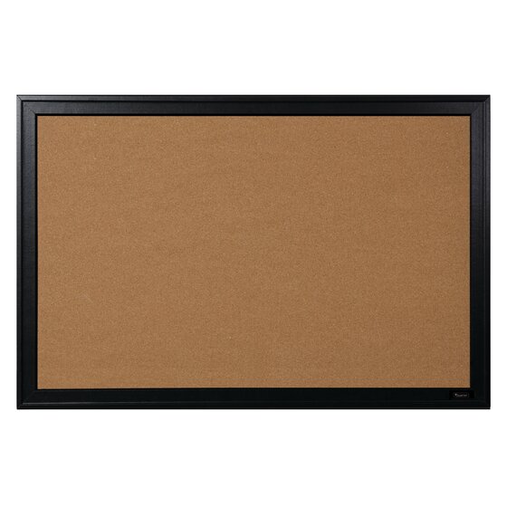 Quartet Cork Bulletin Boards, Black Frame | Home Solutions Bulletin ...