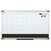 Quartet Magnetic Combination Calendar Board, 18" x 30", Dry-Erase 1-Month Calendar & Tackable Foam Surfaces, Aluminum Frame