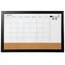 Quartet Home Décor Magnetic Combination Calendar Board, 23" x 35", Dry-Erase & Cork, 1-Month Calendar, Ebony Frame thumbnail images 1 of 3