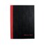 Black n' Red‭ Casebound Business Notebook, Hardcover, Ruled, 96 Sheets, 8 1/4" x 5 7/8", Black thumbnail images 1 of 5