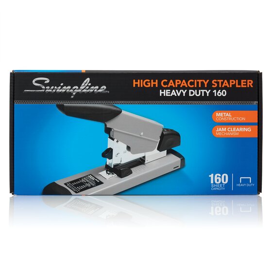 Swingline® Heavy Duty Stapler, 160 Sheets, Black/Gray | Swingline