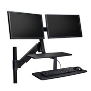 SmartFit™ Sit/Stand Dual Monitor Workstation
